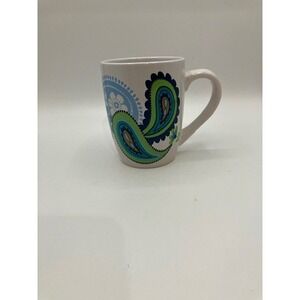 Royal Norfolk Paisley Coffee Mug Set, Ceramic Decorative Kitchen Drinkware